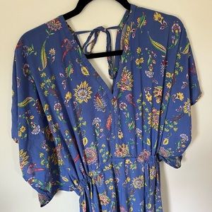Gap Blue Sundress with Paisley Design, M Tall